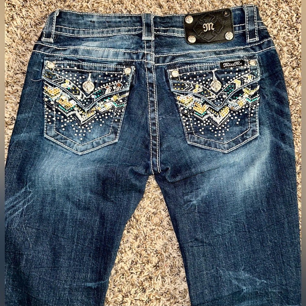 Miss Me Beautiful Signature Rise Bootcut Jeans
